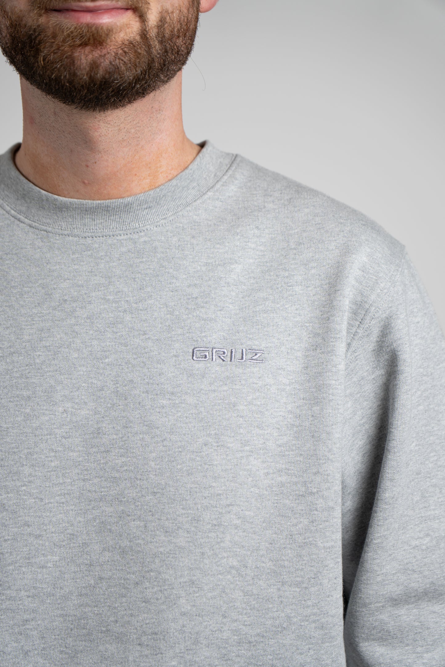 Organic Sweatshirt Men | Heather Grey