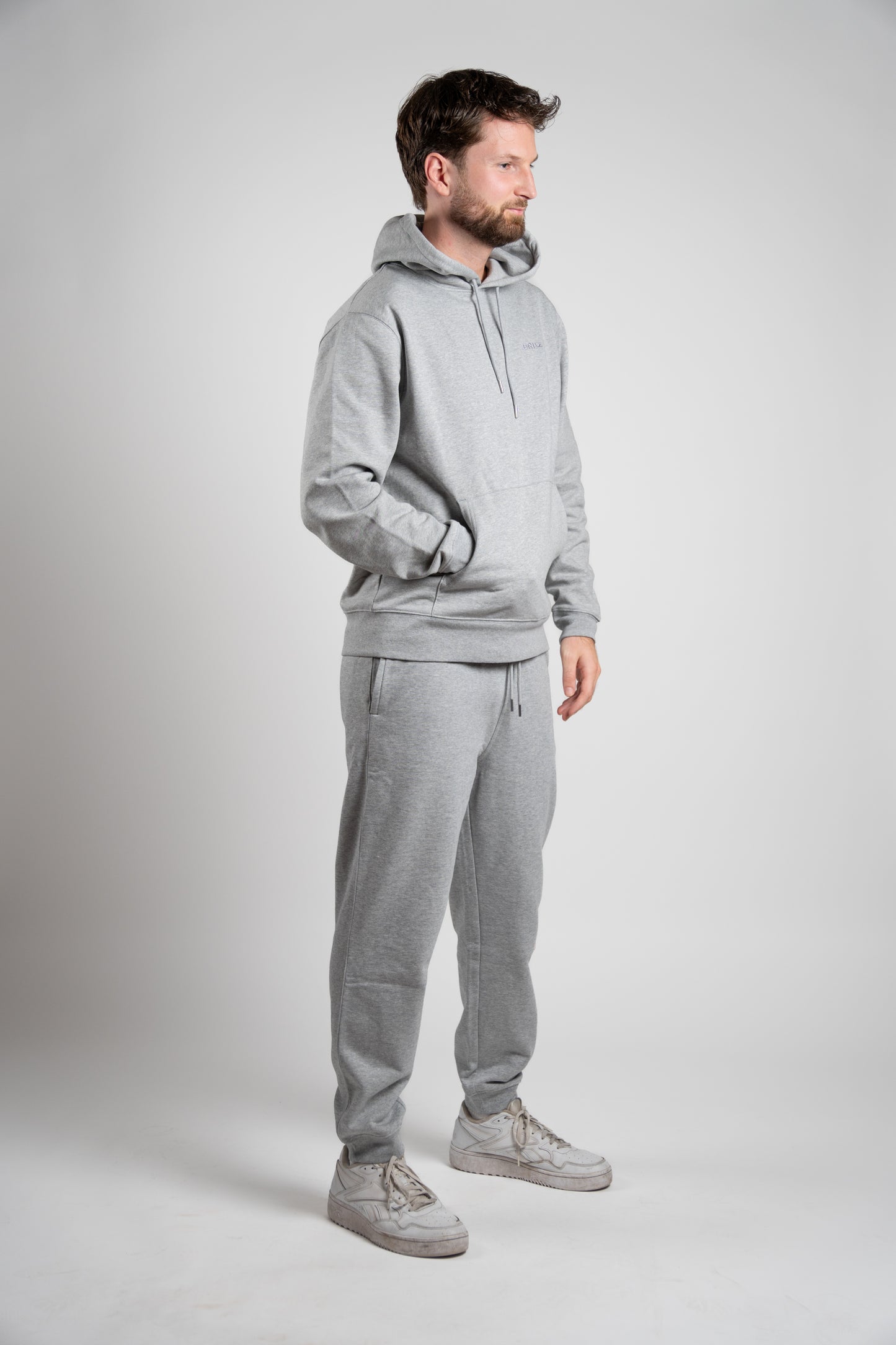 Organic Sweatpants Men | Heather Grey