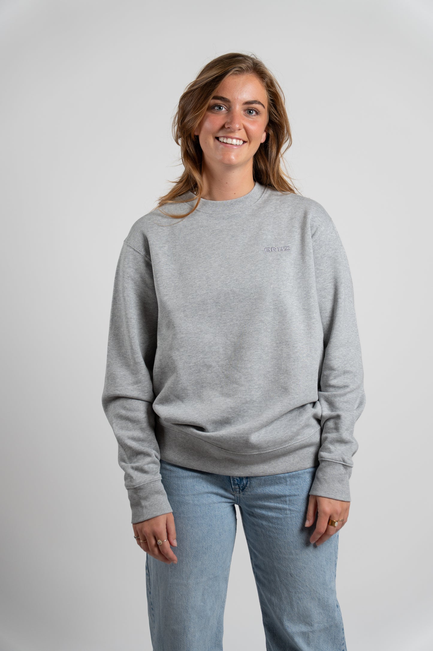 Organic Sweatshirt Women | Heather Grey